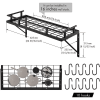 35.43x23.62x26in Foldable Camping Table Collapsible Picnic Aluminum Alloy Grill Stand 66LBS Max Load Height Adjustable BBQ Table with Adjustable Heigh