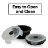GLIDER S10 Black Bento Premium Lunch Box & Food Storage Container
