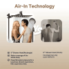 Commercial-Grade Shower Set - 12-inch Square Head With Water-Saving Technology & Handheld Option