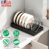 Pull Out Pots And Pans Organizer Under Cabinet With 8 Adjustable Dividers Rustproof Carbon Steel Sliding Pots Holder For Kitchen Cookware Bakeware Pot