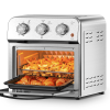 13QT Air Fryer Toaster Oven, Healthy Oil-Free Cooking, Multifunctional Convection Contertop Oven, Adjustable Time, Temp Control, Stainless Steel