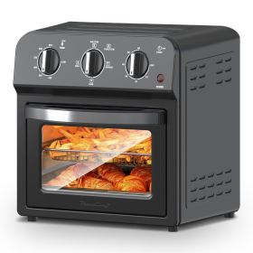 Family Size Air Fryer Toaster Oven Combo,13QT,Hot Air Circulation For Healthy Oil-Free Cooking, Multifunctional Convection Contertop Oven (Option: FGA13S)