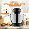 6QT Electric Stand Mixer, 10 Speed, Tilt-Head, Dough Mixer With Dishwasher Safe Stainless Steel Bowl, Flat Beater, Whisk For Baking, For Family K