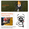 10 Qt Fish And Wing Fryer Aluminum Outdoor Propane Deep Fryer Kit With Basket