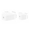 1/2pcs Refrigerator Storage Box; Reusable Frozen Food Storage Container With Lid; Suitable For Refrigerator Storage Of Salads; Snacks; Fruits; Vegetab