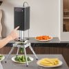 Electric French Fry Cutter Stainless Steel Vegetable Chopper With 2 Blades