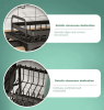 Multifunctional Dish Rack, Rustproof Kitchen Dish Drying Rack With Drainboard, Space-Saving 2-Tier Dish Drying Rack With A Large Capacity For Kit