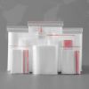 100 Pcs Plastic Zipper Bags; Resealable Zipper Bags; Suitable For Restaurant Supplies Snacks; Nuts; Seeds; Candy; Suitable For Travel; Storage; Packag