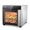 Food Dehydrator Machine 25QT, 8 Trays Stainless Steel Dehydrator Machine, Large Capacity Dehydrators For Food And Jerky, Herbs, Yogurt, & Veggies