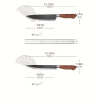 6 PCS Kitchen Knife Sets, Steel Kitchen Knives Set Tools Forged Kitchen Knife Scissors Ceramic Peeler Chef Slicer Knife Gift Case