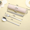 Travel Cutlery Set, 18/8 Stainless Steel Cutlery, Reusable Utensils Set With Case, Portable Silverware Lunch Box For Camping And Office