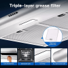 30 In Under Cabinet Range Hood 250 CFM Stainless Steel Kitchen Stove Vent Hood