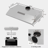 30 In Under Cabinet Range Hood 250 CFM Stainless Steel Kitchen Stove Vent Hood