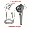 3-level Adjustable Handheld Shower Head, High-pressure Water Flow In Multiple Modes, 5 Filters, Suitable For Powerful Washing Of Hard Water Wall