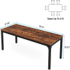 Dining Table, Brown, 78.74" long, 27.56"wide and 29.53" tall