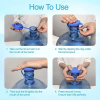 [3-piece Set]3 & 5-gallon Water Bottle Caps, Upgraded Reusable Replacement Caps, Spill-proof Caps For 55mm Water Bottles