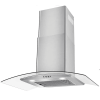 30" Wall Mount Range Hood 450CFM Tempered Glass Vented 3-Speed Fan W/LEDs